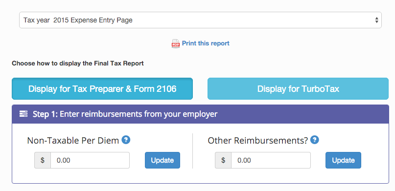 turbotax calculator app